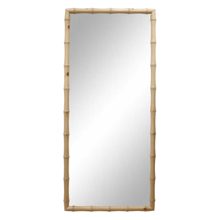 Burlywood-Plub shape-Pine-Mirror